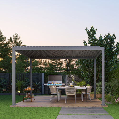 Series Aluminum Louvered Pergola Economical • Adjustable • Weatherproof